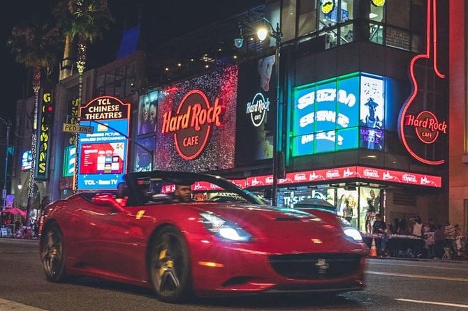 1-Hour Driving Tour from Hollywood to Beverly Hills in a Ferrari - Leaving Hollywood Boulevard