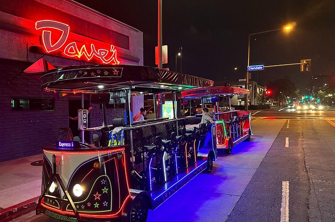 2 Hours Party Bike Pub Crawl Tour in Glendale California - Stop two: Gold Rail Bar