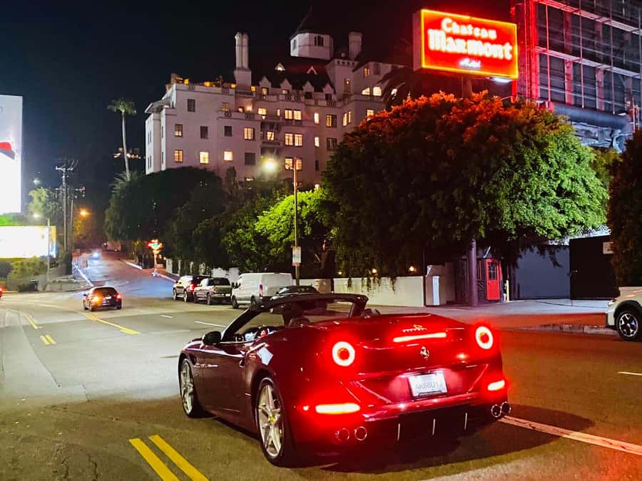20 Min Ferrari tour in Hollywood (Drive or Be driven) - The Walk of Fame photo stop