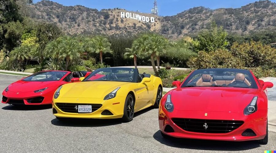 20 Min Lamborghini tour in Hollywood (Drive or be driven) - A Lamborghini Start at 6808 Hollywood Boulevard