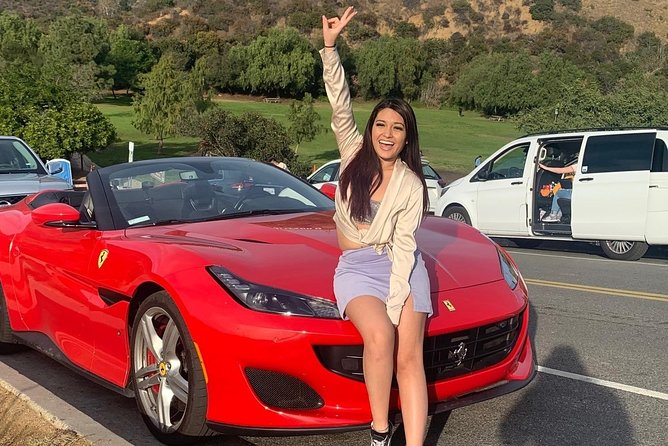 20-Minute Tour: Hollywood Blvd to Sunset Blvd in a Ferrari - Celebrity restaurants and movie locations