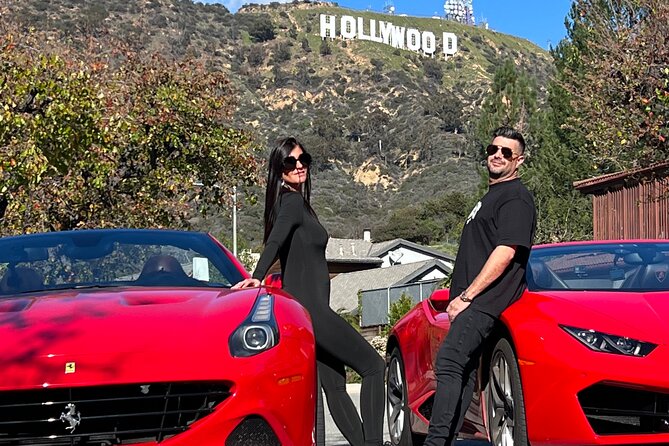50-Minute Driving Tour: Explore Los Angeles in a Lamborghini - Mulholland Drive and the Hollywood Bowl from above