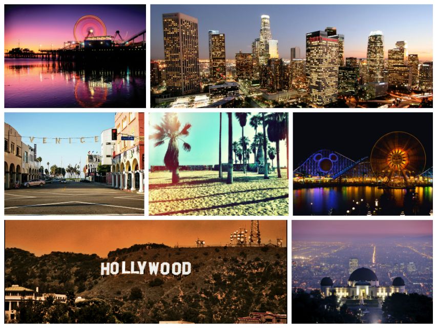 Best of Los Angeles Day Tour with German-Speaking Guide - Venice Canals and Santa Monica Pier