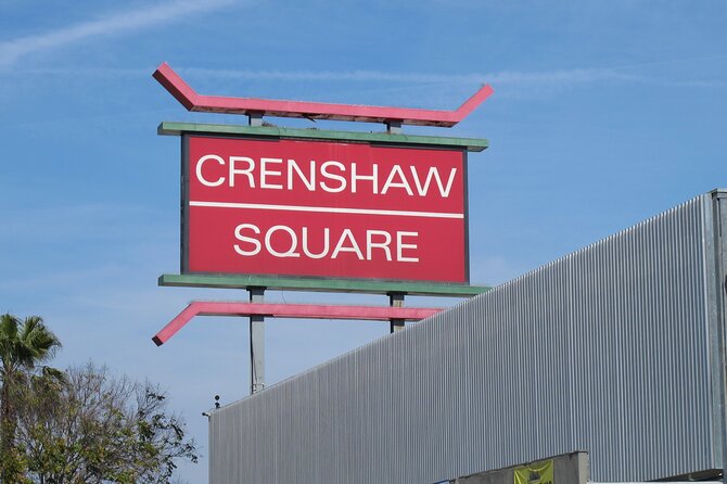 Black History Tours of South LA (Guided Van Tour) - Crenshaw - View Park and a change of scale