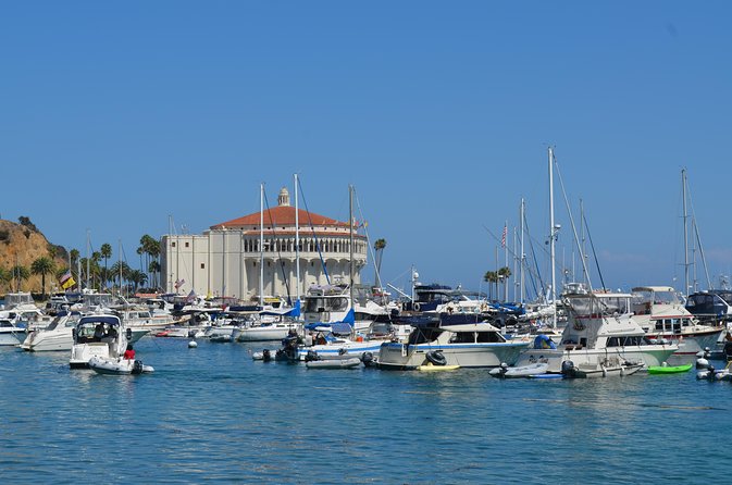 Catalina Island w/Discover Avalon Scenic Tour & Hotel transfers - Avalon’s Green Pleasure Pier