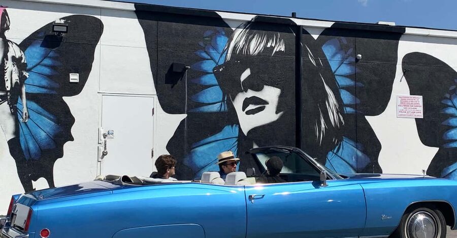 Discover LA in a 1973 Cadillac Eldorado convertible - Melrose Avenue, street art, and changing city style
