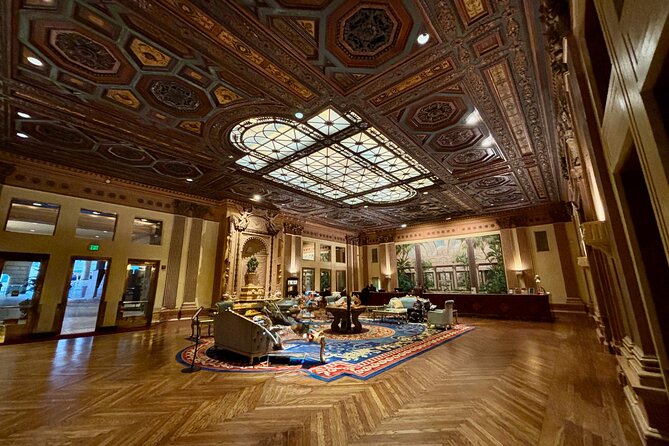 Downtown Los Angeles History and Architecture Walking Tour - The Bradbury Building and film inside architecture