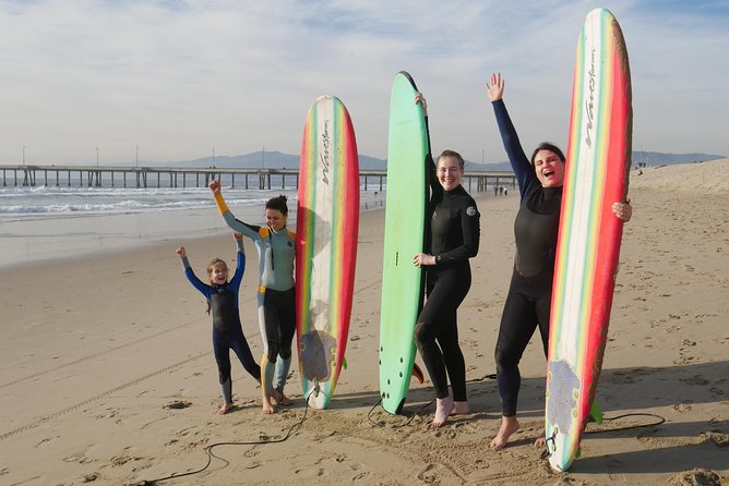 Family Surf Lesson - Starting at the Venice surf van