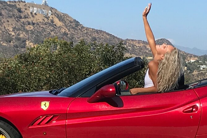 Ferrari "California T" Private Tour to Hollywood Sign View Point - Who Will Enjoy This Most
