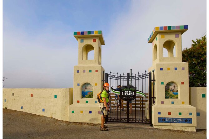 From LA: Catalina Island with Zipline Tour and Hotel Pickup - Five lines and 300-foot views over Descanso Canyon