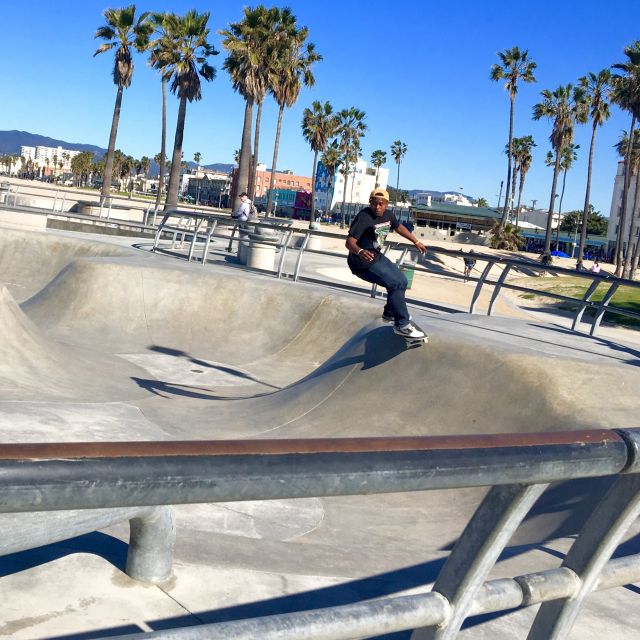 Full-Day City Tour of LA, Hollywood, Beverly Hills & Beaches - Venice Beach Boardwalk: surf, skating, and people-watching