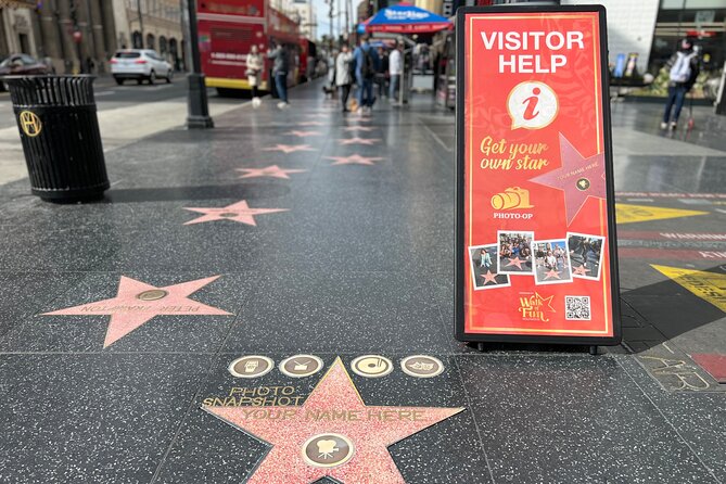 Get Your Own Star with The Walk of Fame Experience in Los Angeles - Photos, phone video, and an important point to confirm