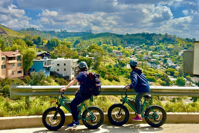 Griffith Observatory: Scott E-Bike Tours LA Private Tour - The Hollywood Sign viewpoint