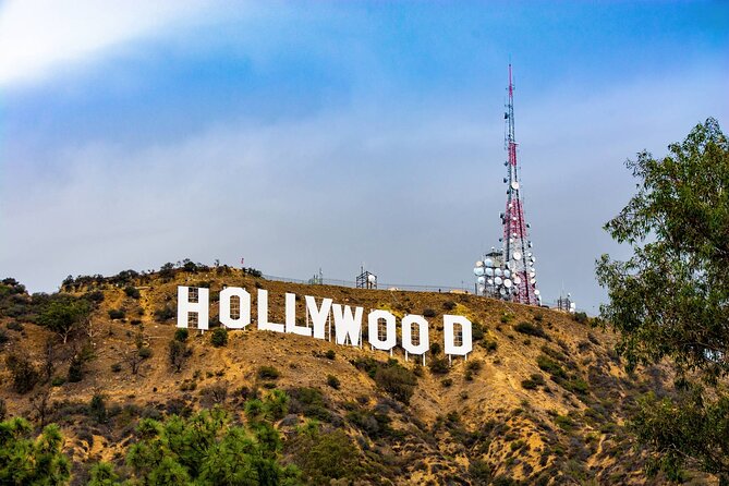 Hollywood and Celebrity Homes Bus Tour - Beverly Hills sign, Rodeo Drive, and luxury streets