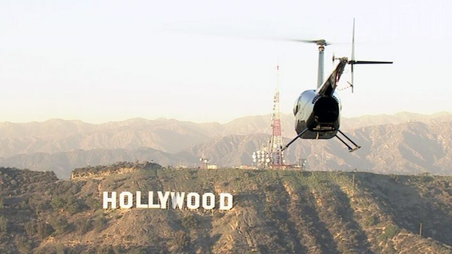 Hollywood & Beverly Hills Celebrity Helicopter Tour - Taking off from Burbank Airport