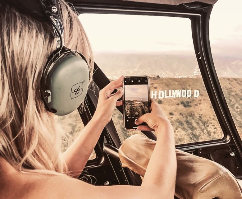 Hollywood & Beverly Hills Celebrity Helicopter Tour - Hollywood Hills, Mulholland Drive, and Laurel Canyon