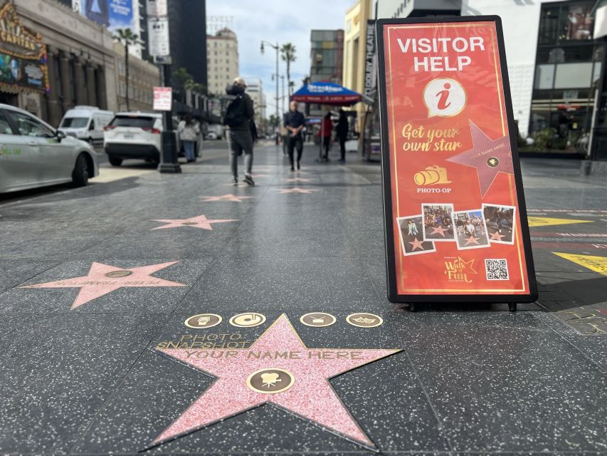 Hollywood: Make Your Own Star Walk of Fame Photo Experience - Key points at a glance