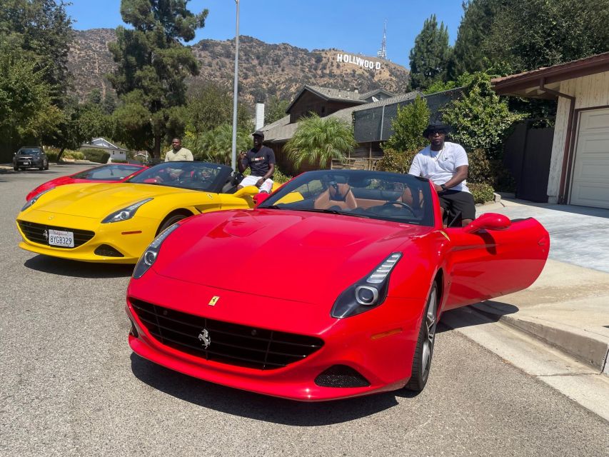 Hollywood Sign 50 Min Ferrari tour (drive or be driven) - A Ferrari start beside Hollywood Boulevard