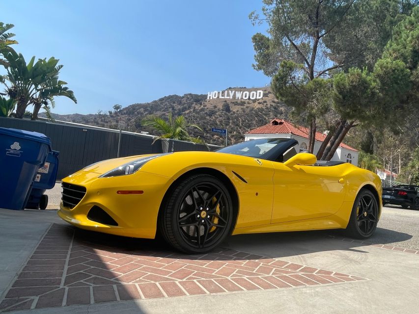 Hollywood Sign 50 Min Ferrari tour (drive or be driven) - Practical details before you reserve