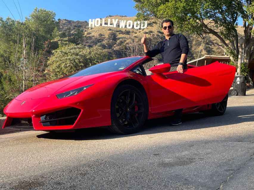 Hollywood Sign 50 Min Lamborghini tour (drive or be driven) - Key points to know before booking
