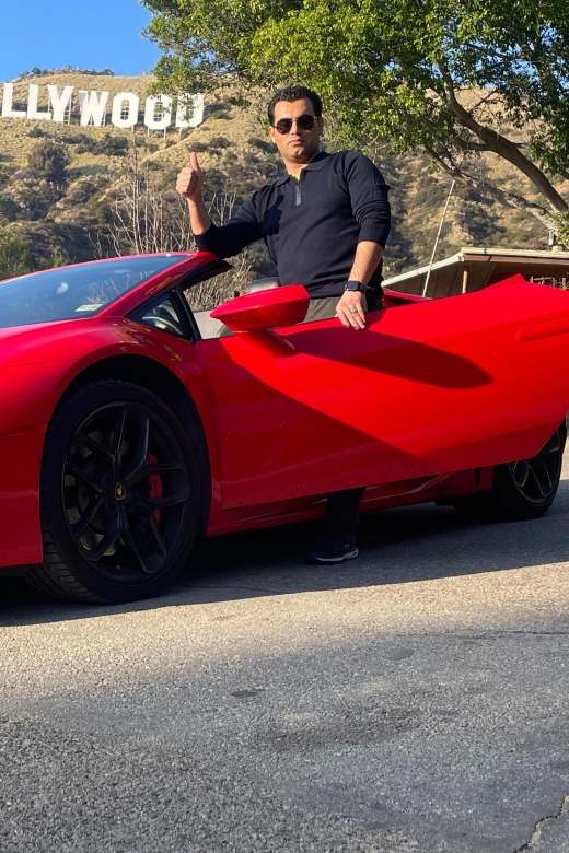 Hollywood Sign 50 Min Lamborghini tour (drive or be driven) - Climbing into the Hollywood Hills