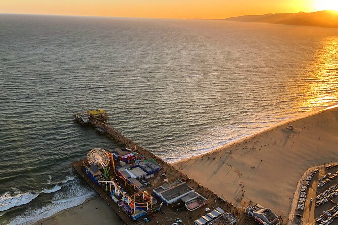Hollywood Sign and Coast 35-Minute Helicopter Tour in Los Angeles - The Getty Center on its hill