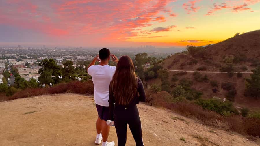 Hollywood Walking & Hiking Sunset Tour with LA Skyline Views - Ovation Hollywood gives you an easy starting point