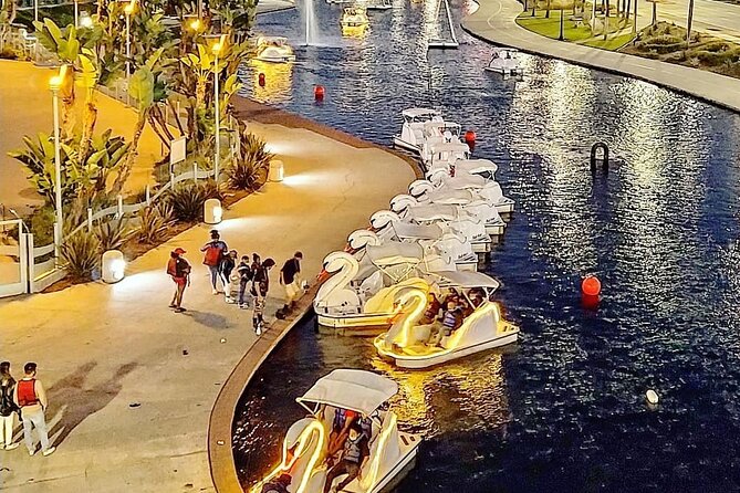 Illuminated Swan Boat Night Ride on Rainbow Lagoon in Long Beach - Bringing a picnic without turning the boat into a mess