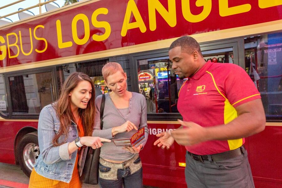 LA: Hop-on Hop-off Tour by Open-top Bus with 19 Stops - The Red Route: Hollywood, movie history, and Beverly Hills