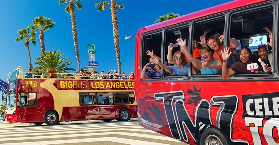 LA: TMZ Celebrity Tour & Big Bus 24-Hour Hop-on Hop-off Tour - Two LA tours in one day