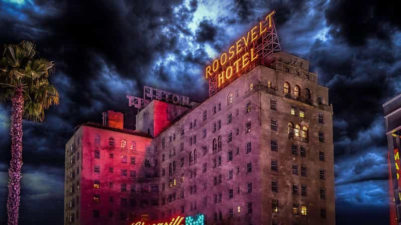 LA: Ultimate Dead of Night Walking Ghost Tour - The Hollywood Roosevelt stories