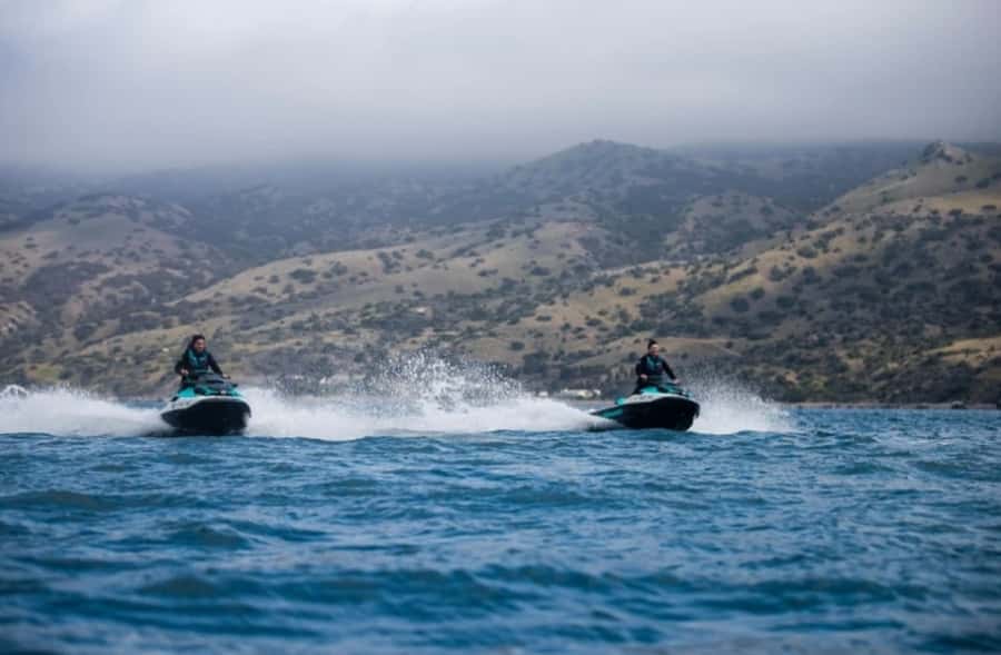 Long Beach: 2-Hour Guided Jet Ski Coastal Tour - Leaving Long Beach harbor on a Sea-Doo
