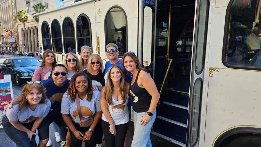 Los Angeles: #1 Trolley Bus Hollywood Sightseeing Tour - Beverly Hills, Rodeo Drive, and City Hall