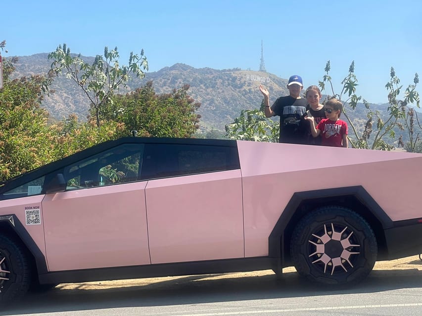 Los Angeles: 30-Minute Hollywood Sign Tesla Cyber Truck Tour - Starting at 6808 Hollywood Boulevard