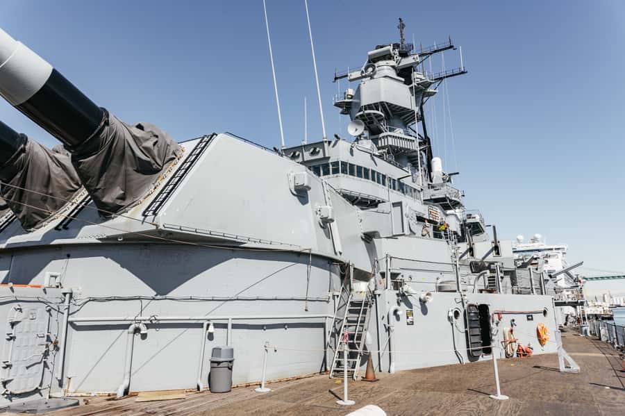 Los Angeles: Battleship Iowa Museum Ticket - The captain’s cabin and Roosevelt’s unusual bathtub