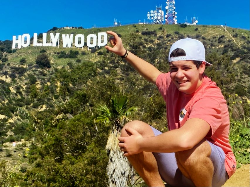Los Angeles: Front & Back of Hollywood Sign Hike Guided Tour - Looking toward Warner Bros., Disney, and Universal