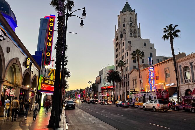 Los Angeles Full-Day Tour - Hotel pick-up - Hollywood Boulevard closes the day with familiar landmarks