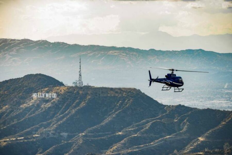 Los Angeles Helicopter Tour & Malibu Mountaintop Landing - From Burbank to the Hollywood Sign