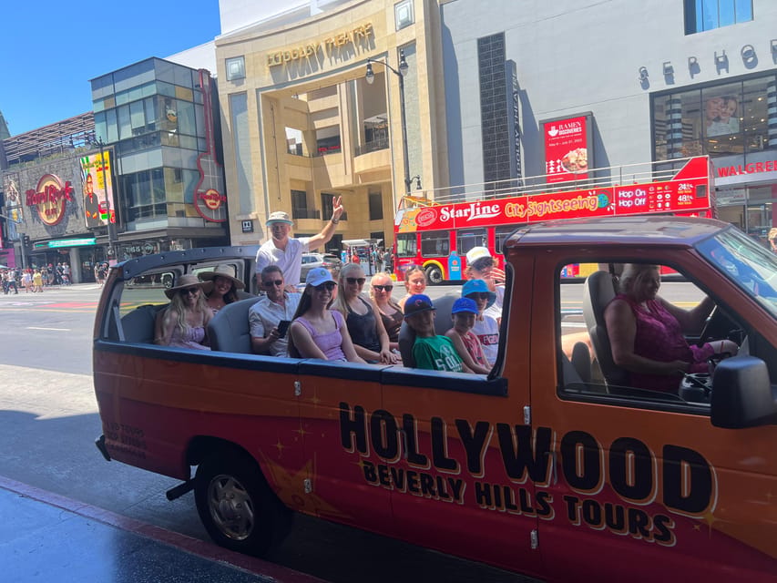 Los Angeles: Hollywood and Beverly Hills Open-Top Bus Tour - Melrose Avenue and West Hollywood