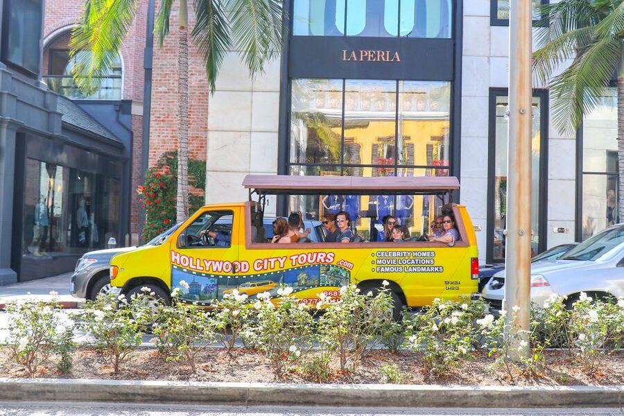 Los Angeles: Hollywood & Celebrity Homes Open-Air Bus Tour - What the open-top bus is really like