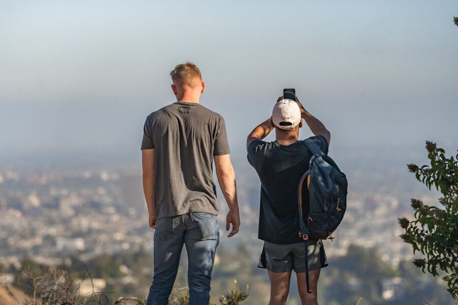Los Angeles: Hollywood Sign Adventure Hike and Tour - The downhill return to Canyon Drive
