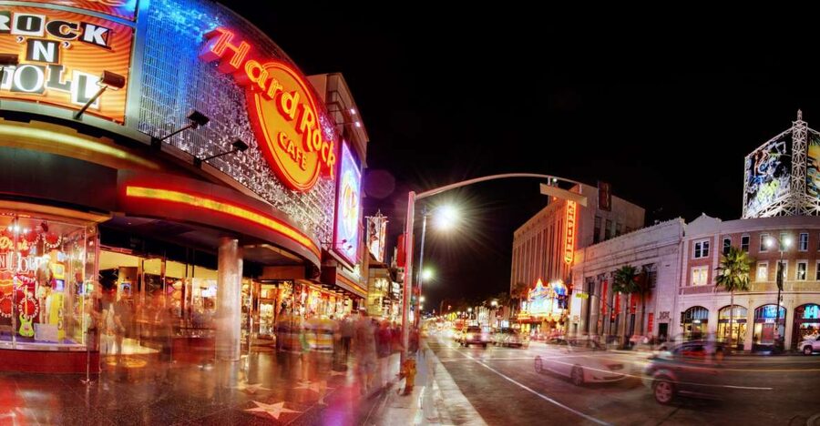 Los Angeles: Meal at the Hard Rock Cafe Hollywood - A Hollywood Boulevard meal with a rock-and-roll backdrop
