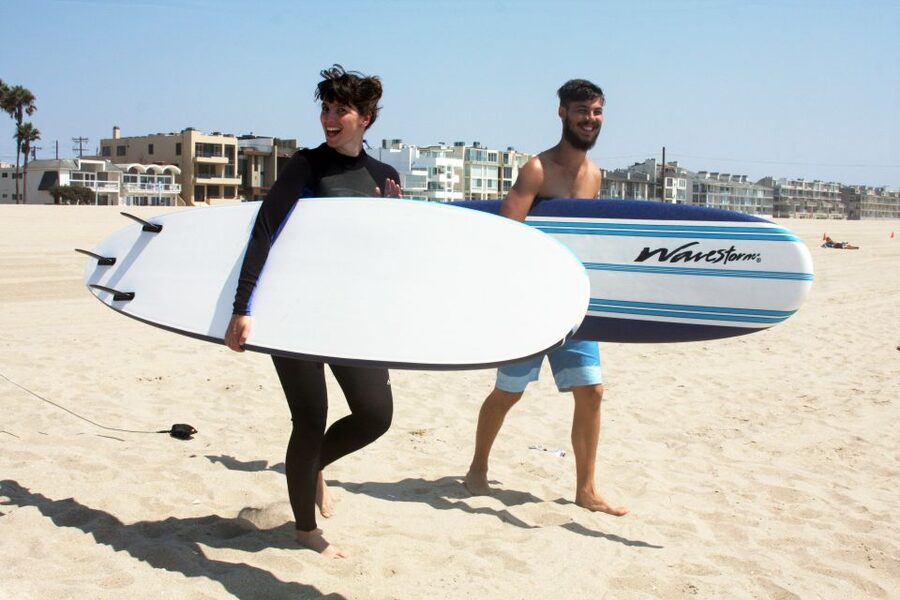 Los Angeles: Private Surfing Lesson - Meeting at 20 Bicknell Avenue in Santa Monica