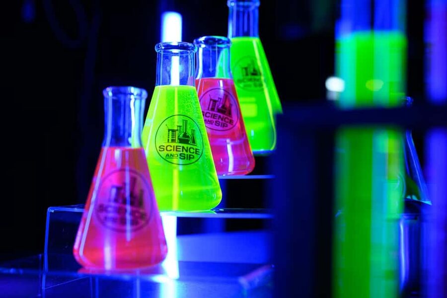 Los Angeles: Science and Sip™ The Drunken Laboratory - Suiting up with lab coats, goggles, and gloves
