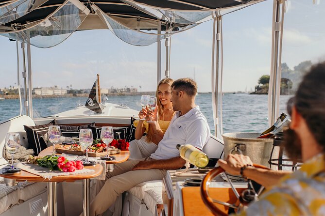 Luxury Shared E-Boat Cruise with Wine, Charcuterie & Sea Lions Spotting - Wine, cheese, and a floating picnic