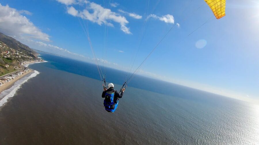 Malibu Hills to Beach: Tandem Paragliding Flight Adventure - From Pacific Coast Highway to the launch hill