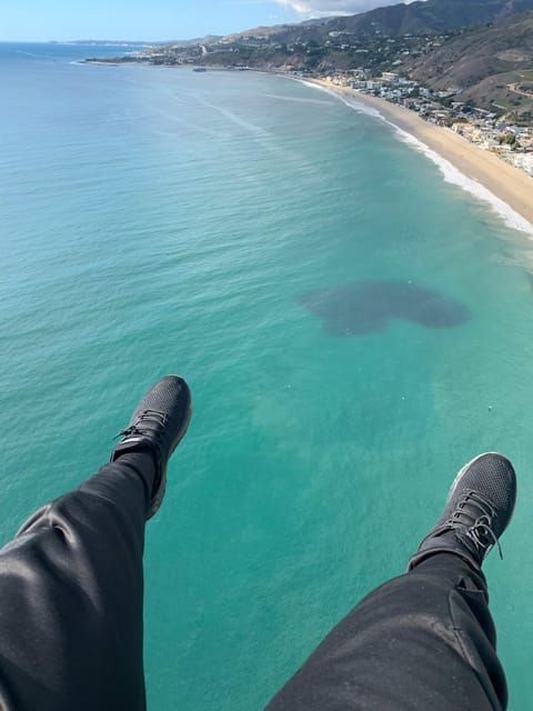 Malibu Hills to Beach: Tandem Paragliding Flight Adventure - The first minutes above Malibu