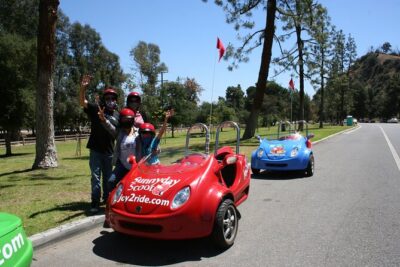 Mini-Car Sunrise Tour in Hollywood with Breakfast