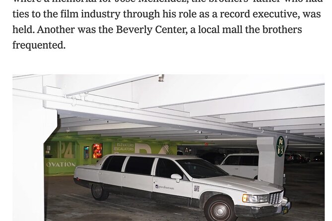 O.J. Simpson & Menendez Brothers True Crime Driving Tour of L.A. - San Vicente Boulevard and the last ordinary evening