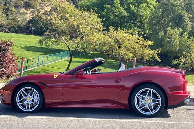 Private Ferrari California T Drive from Hollywood to Sunset Plaza - Along Sunset Strip from Guitar Center to Chateau Marmont